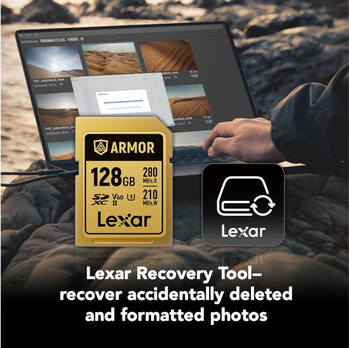 EAN 843367138562 - Lexar Armor Gold 128 GB SDXC UHS-II imagen 2