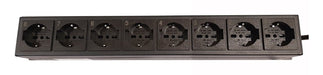 EAN 8059018367829 - Techly I-CASE STRIP-815I unidad de distribución de energía (PDU) 8 salidas AC 1.5U Negro imagen 9