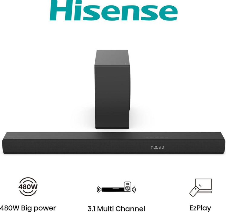 EAN 6942351409085 - Hisense HS3100 Negro 3.1 canales 480 W imagen 1