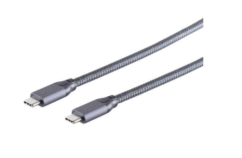 EAN 4017538085016 - S/CONN maximum connectivity 13-47020 cable USB USB 3.2 Gen 2x2 1 m USB C 10 Gbit/s 100 W Gris imagen 1