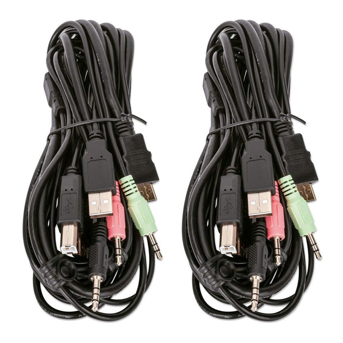 EAN 766623153522 - Manhattan 153522 interruptor KVM Negro imagen 7