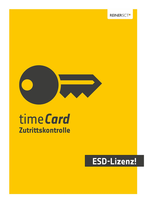 EAN 4011170084468 - Reiner SCT timeCard access control, 50 employees, ESD, 1 year Comercial 1 licencia(s) Descarga electrónic imagen 1