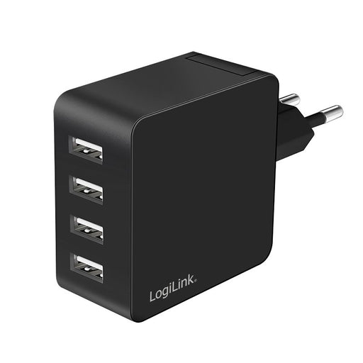 EAN 4052792074284 - LogiLink PA0336 cargador de dispositivo móvil Universal Negro Corriente alterna Carga rápida Interior imagen 1