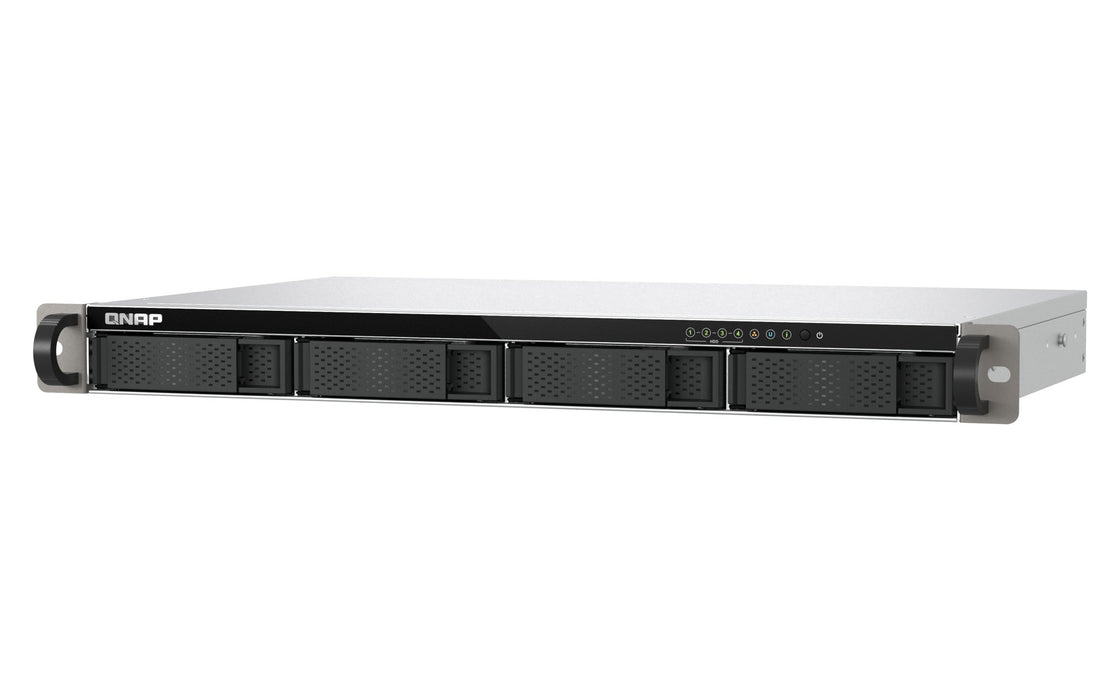 EAN 4711103091708 - QNAP TS-432XeU NAS Bastidor (1U) 4 GB DDR4 0 TB QNAP QTS Negro, Gris imagen 4