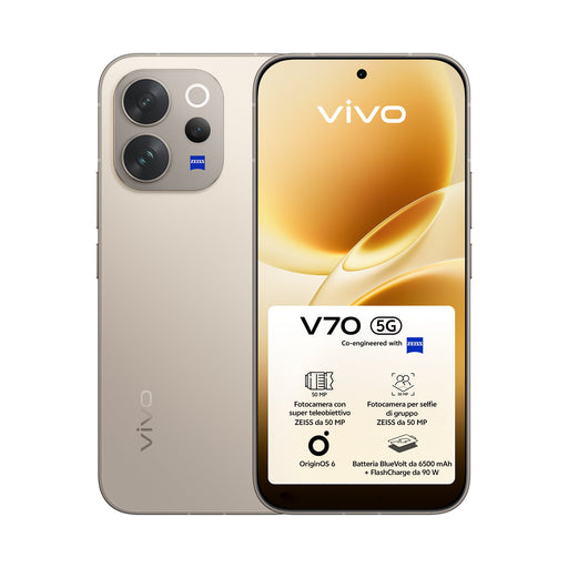 EAN 6932204525697 - VIVO V70 16,7 cm (6.59") SIM doble Android 16.0 5G 8 GB 512 GB 6500 mAh Gris imagen 2