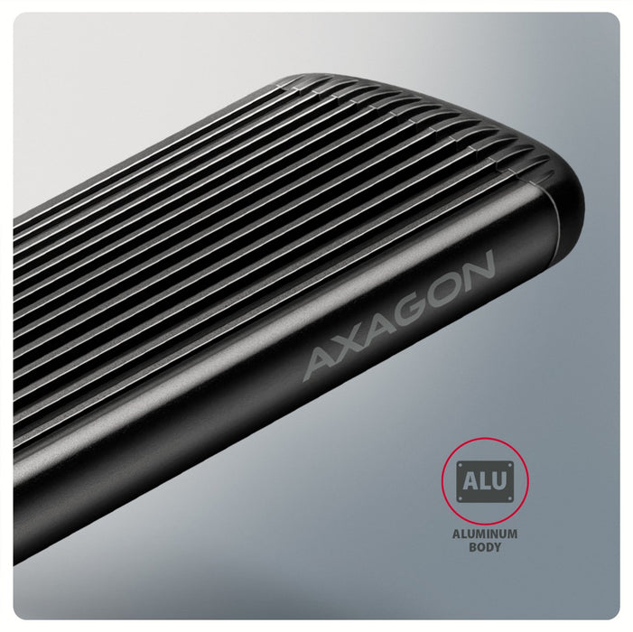 EAN 8595247909435 - Axagon Caja externa para unidad de estado sólido (SSD) Gris, Negro M.2 imagen 7