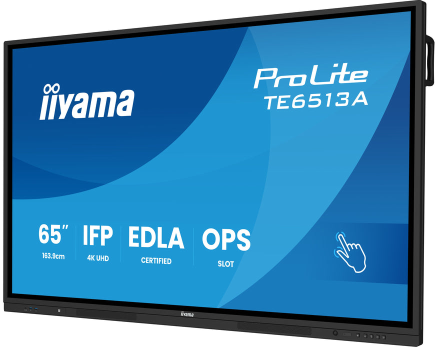 EAN 4948570125739 - iiyama TE6513A-B2AG pantalla de señalización Panel plano interactivo 163,8 cm (64.5") Wifi 500 cd / m² 4K imagen 6