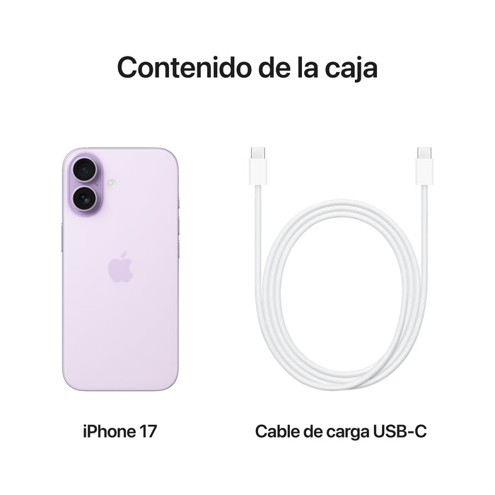 EAN 0195950644104 - Apple iPhone 17 16 cm (6.3") SIM doble iOS 26 5G USB Tipo C 256 GB Lavanda imagen 8