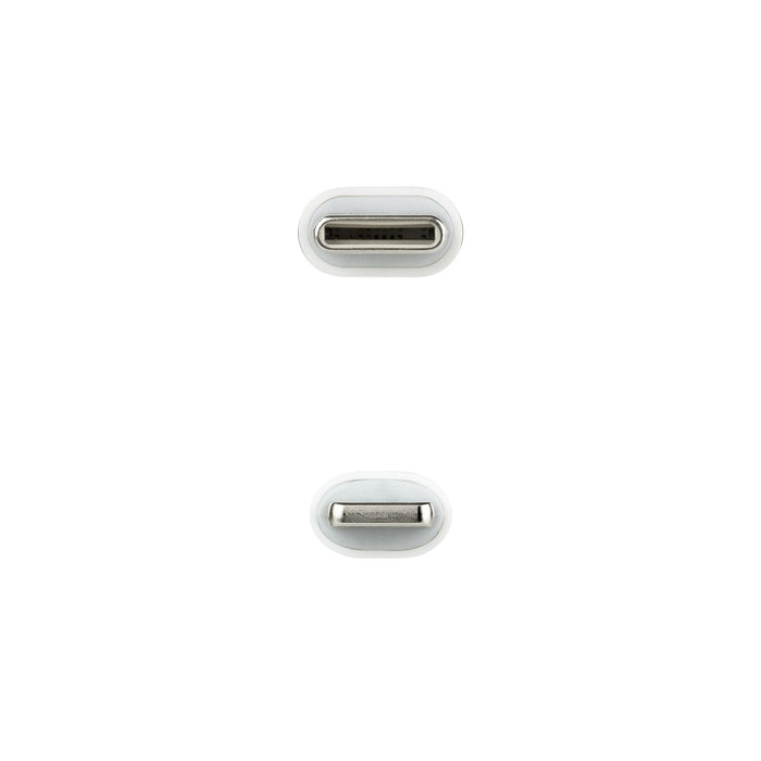 EAN 8433281010116 - TooQ 10.10.0602 cable de conector Lightning 2 m Blanco imagen 3