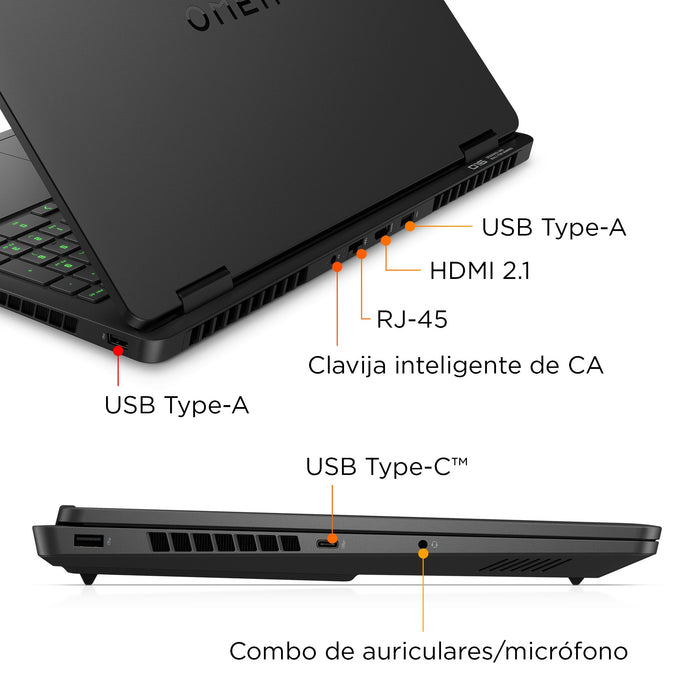 EAN 199251388538 - HP OMEN Gaming 16-am0030ns Intel Core Ultra 7 255H Portátil 40,6 cm (16") 2K 32 GB DDR5-SDRAM 1 TB SSD NVI imagen 5