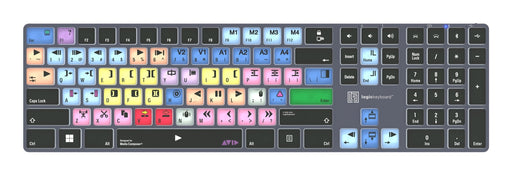 EAN 5707795023188 - Logickeyboard LKB-MCOM4-TPC teclado Hogar / Oficina USB + Bluetooth QWERTY Inglés del Reino Unido Negro imagen 1