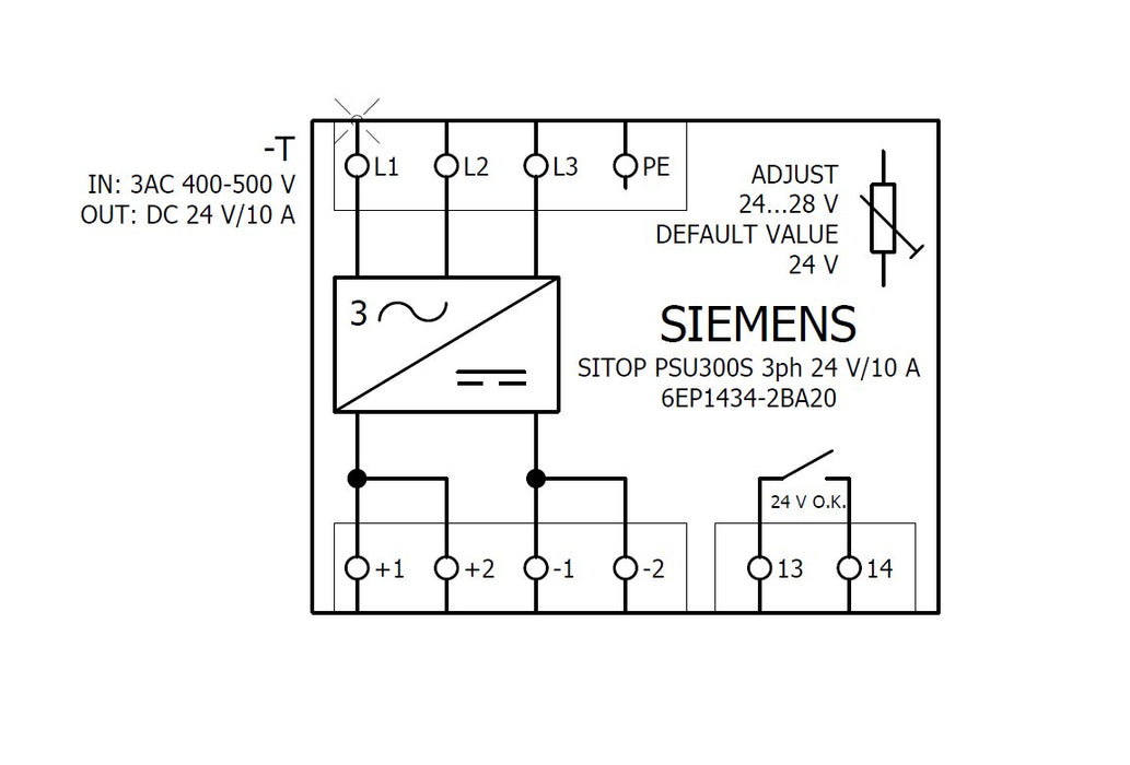 EAN 4025515154044 - Siemens 6EP1434-2BA20 adaptador e inversor de corriente Interior Multicolor imagen 3