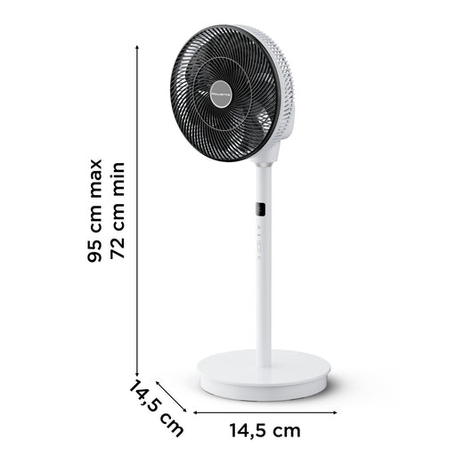 EAN 3121040093788 - Rowenta Turbo Swift Silence QV5040F0 ventilador Negro, Blanco imagen 2