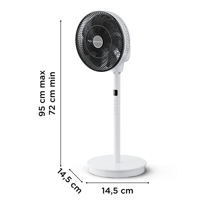 EAN 3121040093788 - Rowenta Turbo Swift Silence QV5040F0 ventilador Negro, Blanco imagen 2