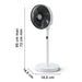 EAN 3121040093788 - Rowenta Turbo Swift Silence QV5040F0 ventilador Negro, Blanco imagen 2