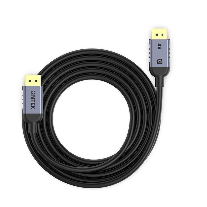 EAN 4894160053985 - UNITEK C1628GY01-1.5M cable DisplayPort 1,5 m Negro, Gris imagen 3