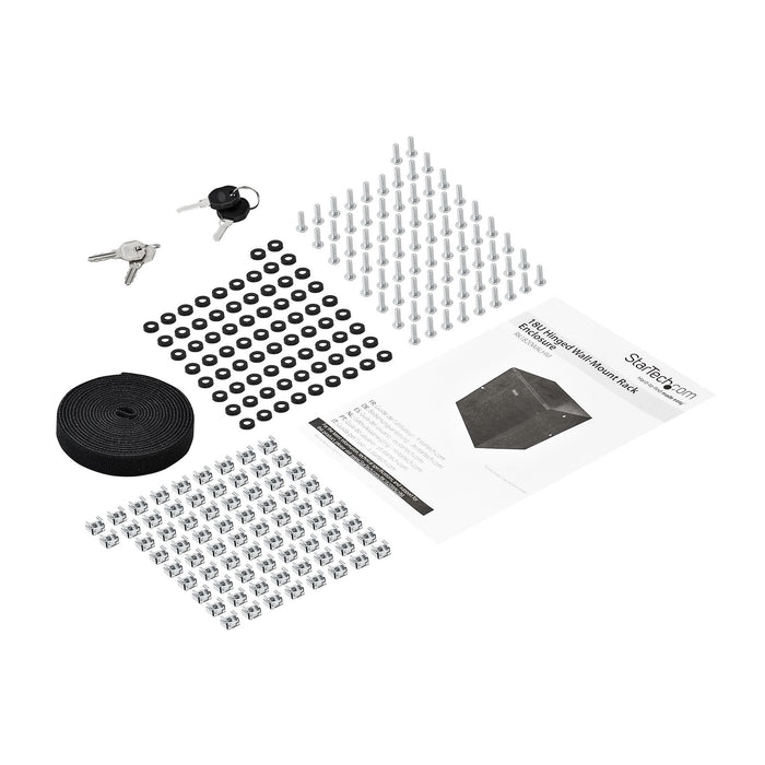 EAN 0065030870061 - StarTech.com RK1820WALHM armario rack Bastidor de pared Negro imagen 7