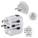 EAN 4047443491428 - Hama World Travel Pro Light USB adaptador de enchufe eléctrico Universal Blanco imagen 1
