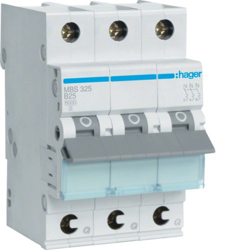 EAN 3250614314902 - Hager MBS325 corta circuito Tipo B 3 3 módulo(s) imagen 1