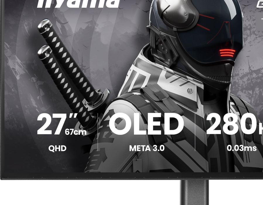 EAN 4948570127948 - iiyama G-MASTER GOB2701QSC-B1 pantalla para PC 68,6 cm (27") 2560 x 1440 Pixeles 2K Ultra HD OLED Negro imagen 10