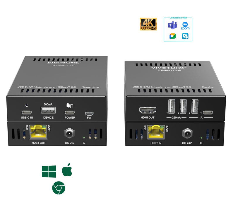EAN 5705965989418 - Vivolink VLUSBCEXT151 extensor KVM Transmisor y receptor imagen 1
