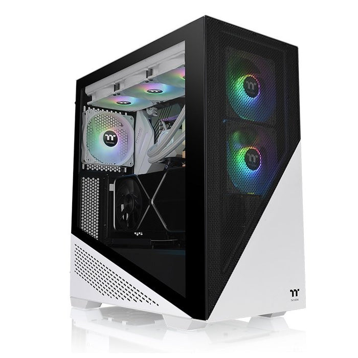 EAN 4713227527873 - Thermaltake Divider 370 TG Midi Tower Negro, Blanco imagen 1