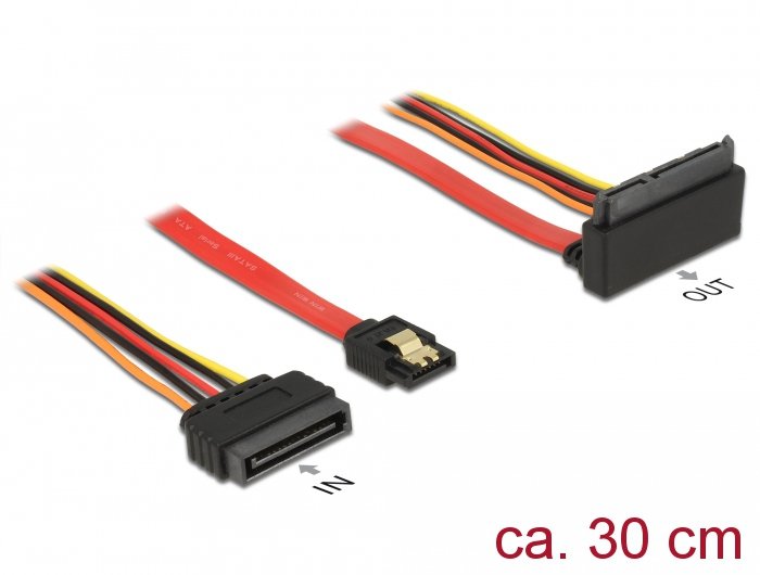 EAN 4043619855155 - DeLOCK 85515 cable de SATA SATA de 15 pines 1 x SATA 22 pin, 1 x SATA 7 pin Multicolor imagen 1