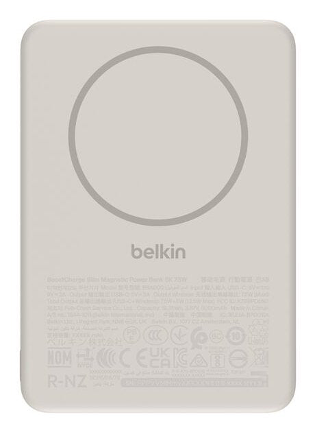 EAN 0745883953356 - Belkin BPD020HQSA batería externa 5000 mAh Cargador inalámbrico Arena imagen 2