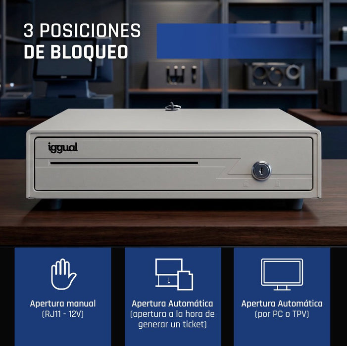 EAN 8435364315316 - iggual IRON-10W Cajón de efectivo electrónico imagen 12