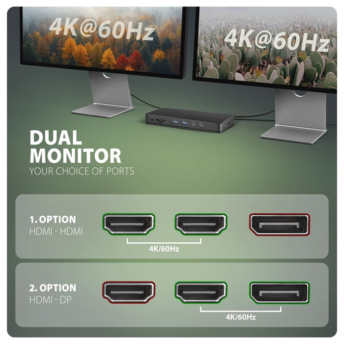 EAN 8595247909084 - Axagon HMC-DL-KVM base para portátil y replicador de puertos Alámbrico USB 3.2 Gen 2 (3.1 Gen 2) Type-C N imagen 7