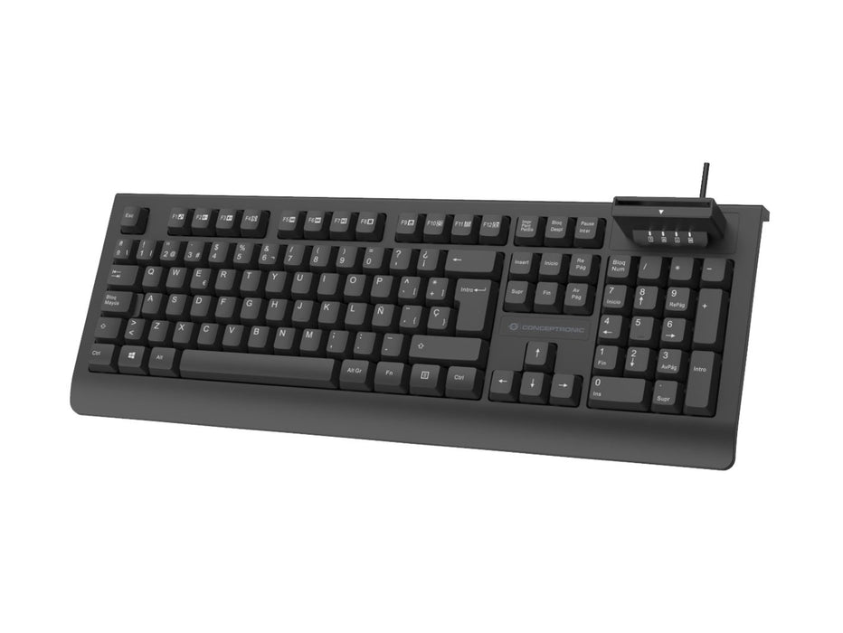 EAN 4015867244067 - Conceptronic KAYNE01ES teclado Oficina USB QWERTY Español Negro imagen 2