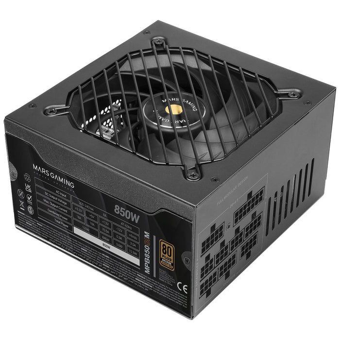 EAN 8435693110088 - Mars Gaming MPB850SIM unidad de fuente de alimentación 850 W 24-pin ATX ATX Negro imagen 2