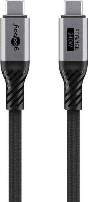 EAN 4040849747762 - Goobay 74776 cable USB 1,5 m USB C Negro, Plata imagen 2