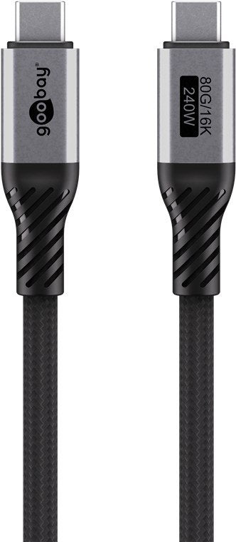 EAN 4040849747762 - Goobay 74776 cable USB 1,5 m USB C Negro, Plata imagen 2