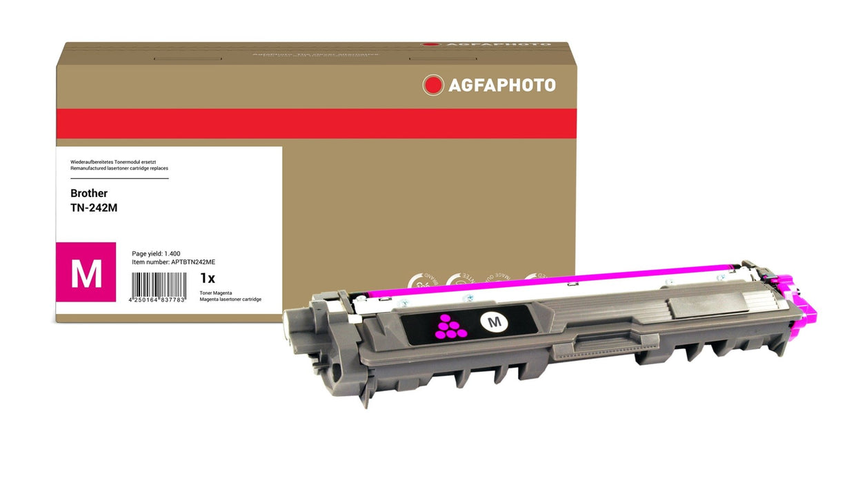 EAN 4250164837783 - AgfaPhoto APTBTN242ME cartucho de tóner 1 pieza(s) Compatible Magenta imagen 1