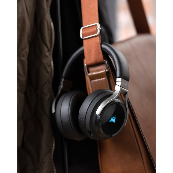 EAN 0843591019200 - Corsair Virtuoso RGB Auriculares Inalámbrico y alámbrico Diadema Juego USB tipo A Carbono imagen 10