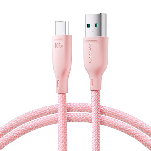 EAN 6941237110411 - JOYROOM 6941237110411 cable USB 1 m USB C 0,48 Gbit/s 100 W Rosa imagen 1