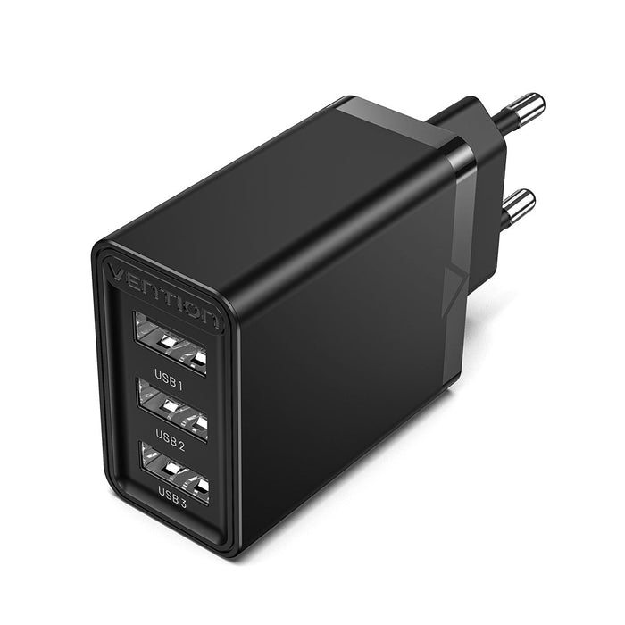 EAN 6922794760851 - Vention FEAB0-EU cargador de dispositivo móvil Universal Negro Corriente alterna Interior imagen 1