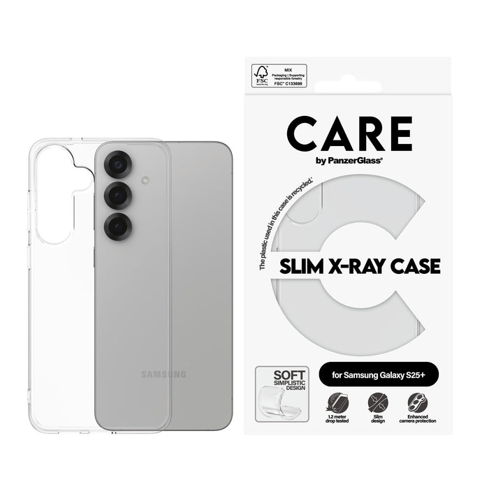 EAN 5715685016424 - PanzerGlass CARE™ by ® X-Ray Case Samsung Galaxy S25+ funda para teléfono móvil Transparente imagen 2