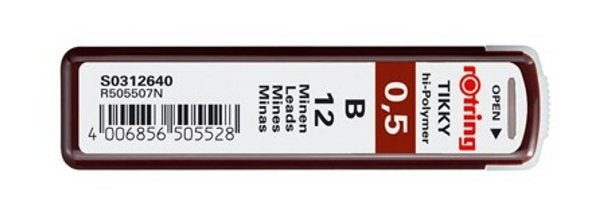EAN 4006856505528 - Rotring Polymer Leads mina de repuesto B imagen 1