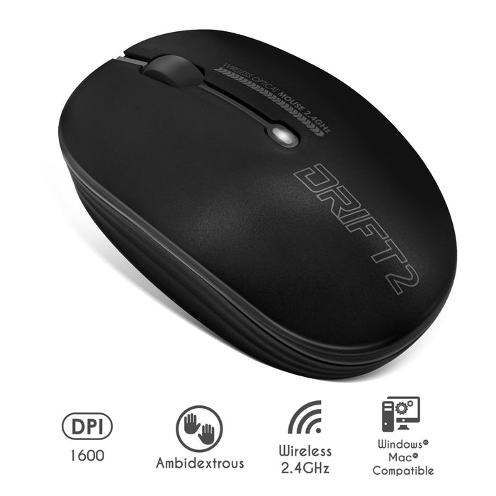 EAN 3700104445352 - ADVANCE Drift 2 ratón Oficina Ambidextro RF inalámbrico 1600 DPI imagen 5