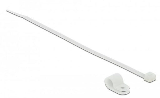 EAN 4043619188673 - DeLOCK 18867 presilla Brida atornillada Nylon Blanco 10 pieza(s) imagen 1