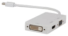 EAN 5412810196425 - Valueline VLMP37465W0.20 adaptador de cable de vídeo 0,2 m Mini DisplayPort VGA + HDMI + DVI Blanco imagen 5