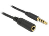 EAN 4043619846665 - DeLOCK 84666 cable de audio 1 m 3,5mm Negro imagen 1