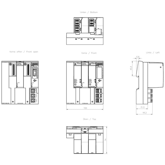 EAN 4047622474136 - Siemens 6GK5201-3BH00-2BD2 switch Gestionado imagen 4