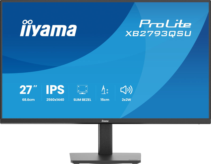 EAN 4948570126781 - iiyama ProLite XB2793QSU-B1 pantalla para PC 68,6 cm (27") 2560 x 1440 Pixeles Quad HD LED Negro imagen 3