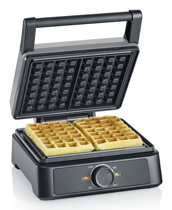 EAN 4008146047015 - Severin WA 2125 gofrera 2 barquillo(s) 1600 W Antracita, Negro imagen 3