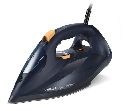 EAN 8720389016103 - Philips 7000 series DST7060/20 plancha Plancha a vapor Suela SteamGlide Elite 3000 W Azul, Amarillo imagen 1
