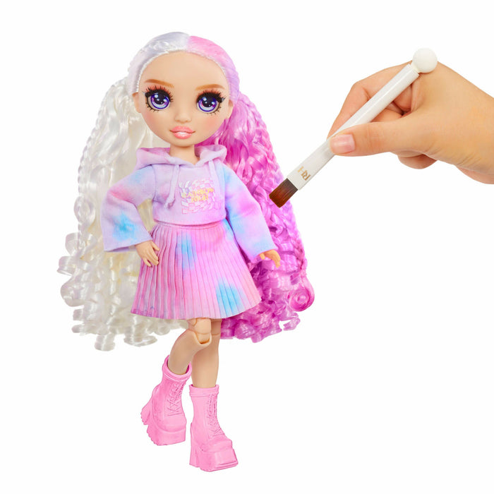 EAN 0035051507581 - Rainbow High WaterColor & Create Dolls- Purple Eyes imagen 3