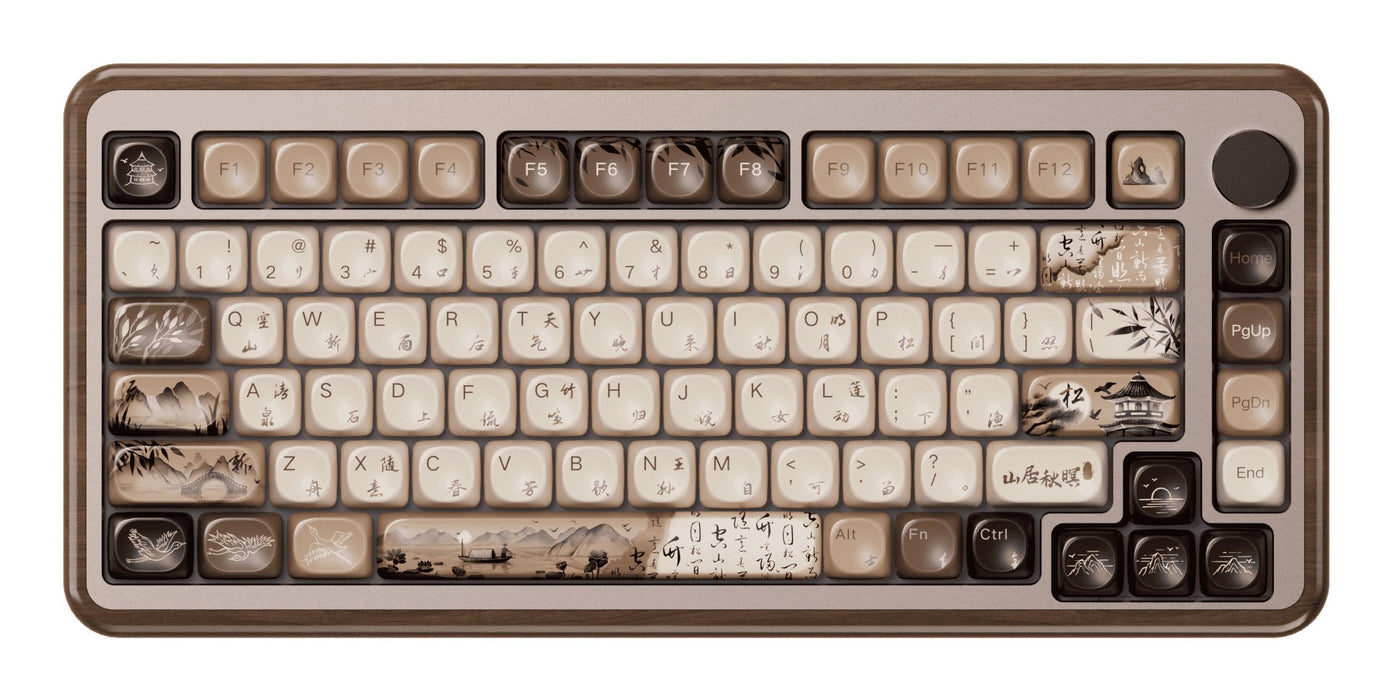 EAN 6925758630979 - Akko MU02 Mountain Seclusion teclado Juego USB + RF Wireless + Bluetooth QWERTY Inglés de EE. UU. Madera imagen 1
